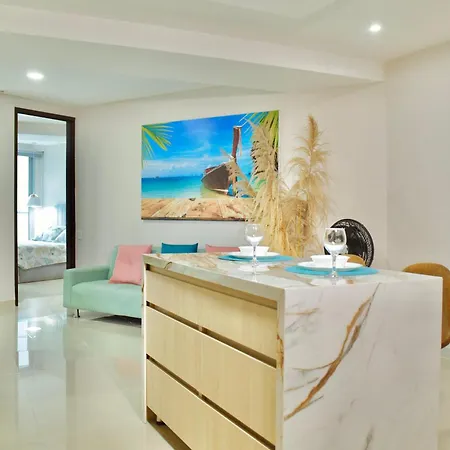Apartamento Exclusivo De Lujo Frente Al Mar En Morros, Con Acceso Directo Y Privado A La Mejor Playa De Cartagena