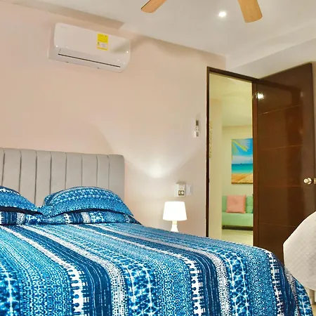 Apartamento Exclusivo De Lujo Frente Al Mar En Morros, Con Acceso Directo Y Privado A La Mejor Playa De Cartagena