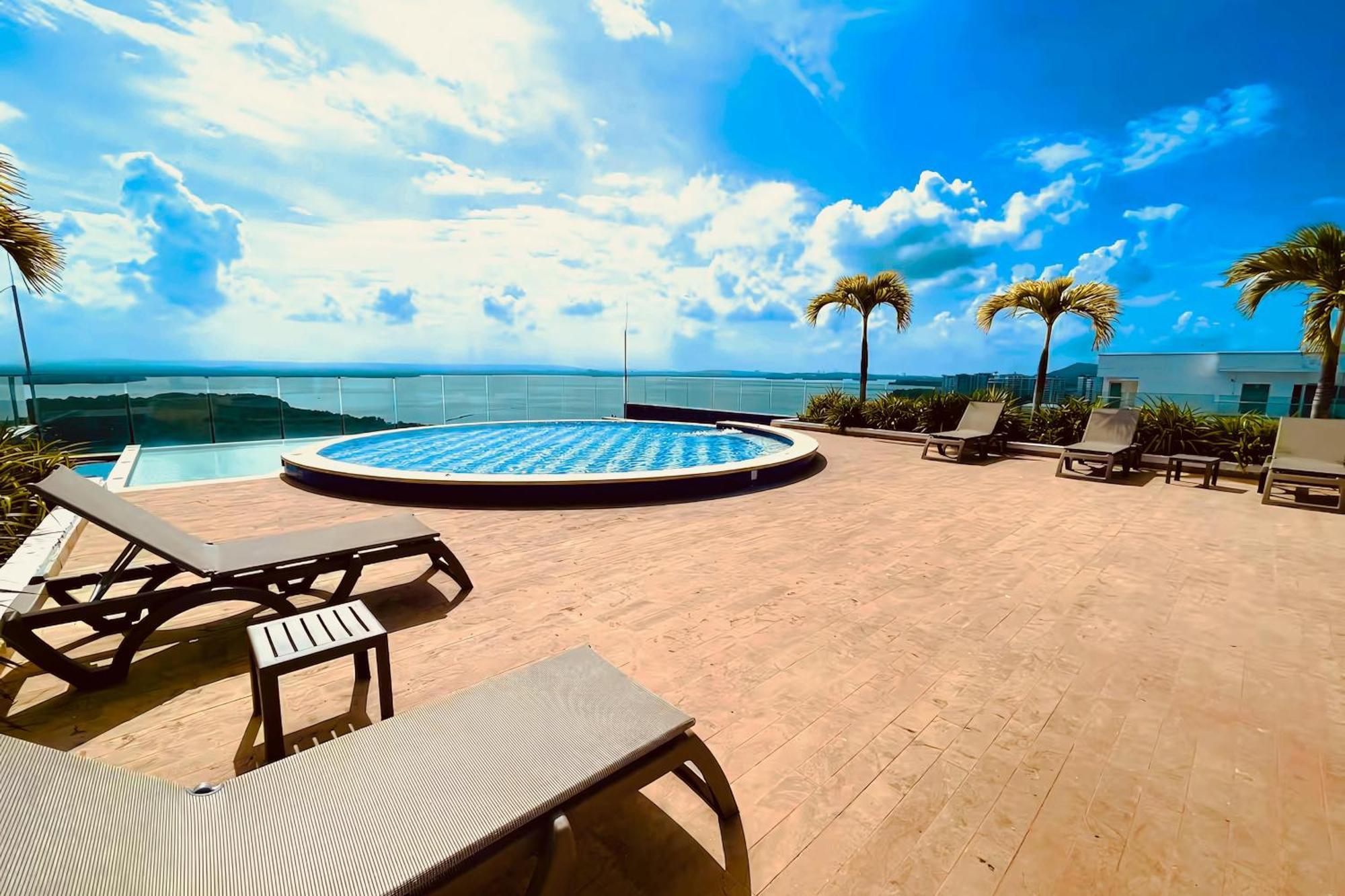 Exclusivo De Lujo Frente Al Mar En Morros, Con Acceso Directo Y Privado A La Mejor Playa De Apartamento Cartagena